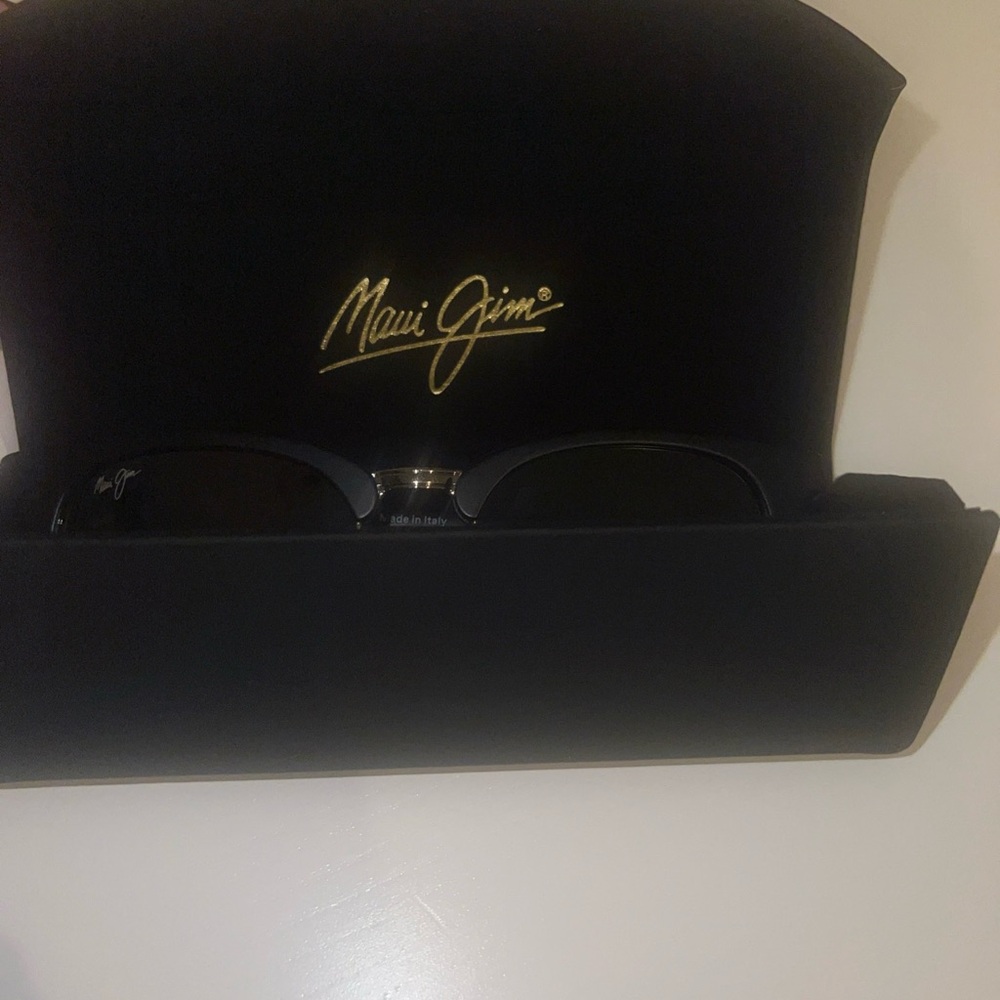 Maui Jim MJ0695S-001 Holomua Polarized Plus Black  Matte Sunglasses 52-18-145 M - Picture 7 of 7
